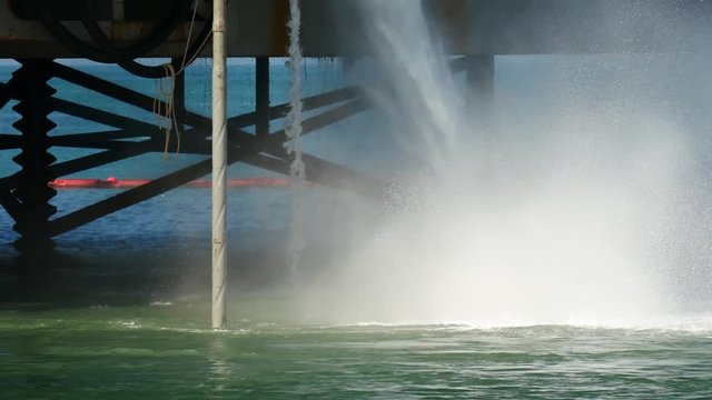 Performing integrate acceptance test (IAT) to test power management system of the jack up rig at the shipyard by using the paddle BHA to generate torque while pumping. 
