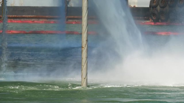 Performing integrate acceptance test (IAT) to test power management system of the jack up rig at the shipyard by using the paddle BHA to generate torque while pumping. 