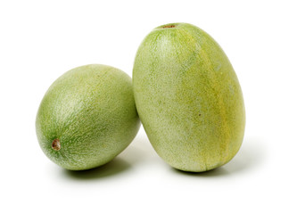 muskmelon on a white background