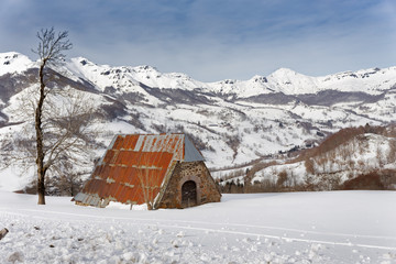 Buron au coeur de la vallée de mandailles