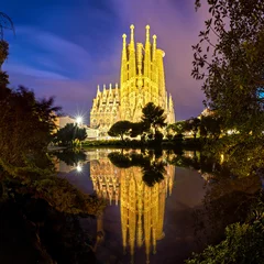 Foto auf Alu-Dibond Sagrada Familia © annahopfinger