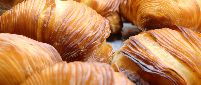 sfogliatella is a typical pastry of Italian
