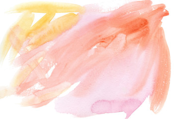 light peach watercolor stain. chaotic messy background