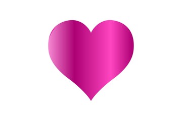 heart on white background