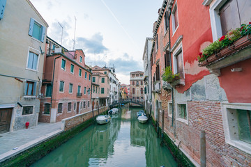 Fototapeta na wymiar ベネチアの町中の風景