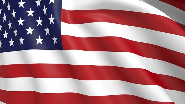 High Resolution Flag of United States silk. USA Background Texture.