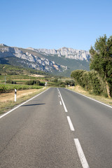 Fototapeta premium Open Road in Countryside, Laguardia, Alava