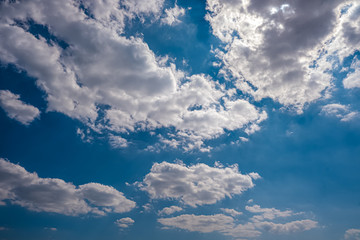 Blue sky clouds for background