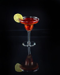 alcoholic cocktails: long island ice tee, tequila sunrise, negroni