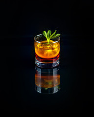 alcoholic cocktails: long island ice tee, tequila sunrise, negroni