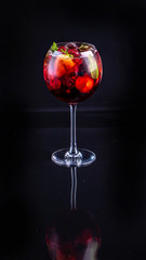 alcoholic cocktails: long island ice tee, tequila sunrise, negroni