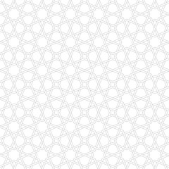 Geometric Grey Pattern with White Background, Vector Illustration