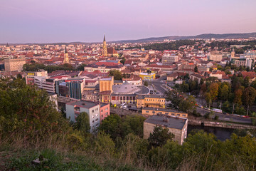 Fototapeta na wymiar Aussicht über Cluj-Napoca