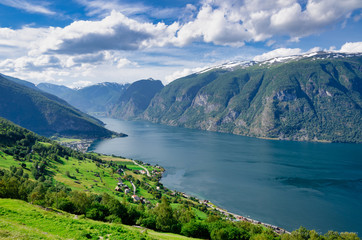 Fjord Norvégien près de Flam
