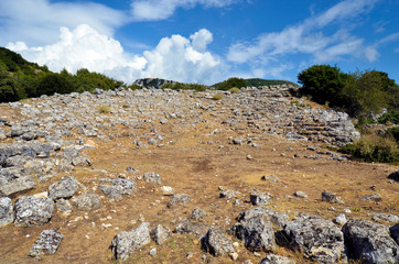 Fototapeta na wymiar Greece, Epirus, ancient Kassope