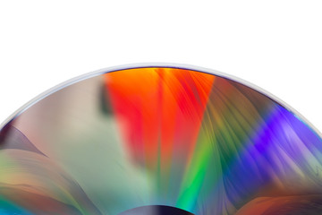 Diffraction on a cracked DVD disc