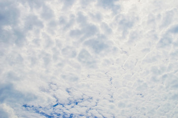 Blue sky and white clouds
