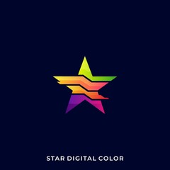 Star Illustration Vector Template