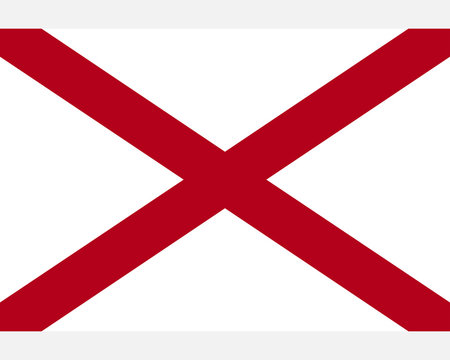 Fahne von Alabama