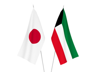 Japan and Kuwait flags