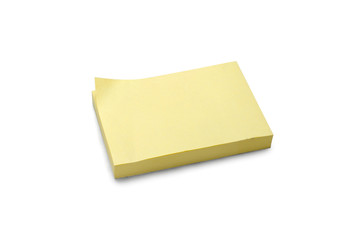 yellow sticky note paper pack