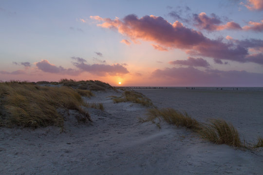 Sonnenuntergang an der Nordsee