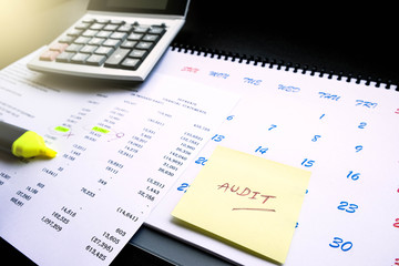 Account, Finance, Internal and External Auditor of the company must be examined serious. If find an error, used a color pen marker for edit before to public announce of financial statement in deadline