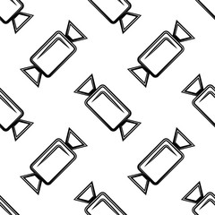 Candy Icon Seamless Pattern, Sweet Candy Icon, Fruit Nuts Glazed And Coated Sugar Confectionery
