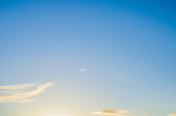 Blue sky and white clouds