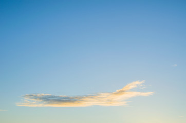 Obraz premium Blue sky and white clouds