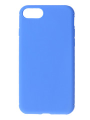 Blue color case for smartphone. Isolated on white background