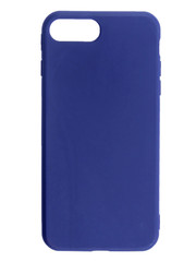 Blue color case for smartphone. Isolated on white background