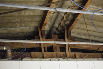 Estrutura de madeira para telhado de fibrocimento