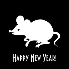 Year of the rat. chinese new year 2020