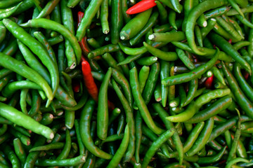 Chilli vegetable pattern for background.