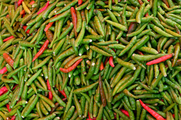 Chilli vegetable pattern for background.