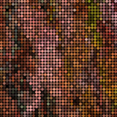 abstract vector colored round dots background