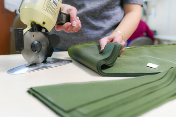 seamstress sewing workshop thread fabric