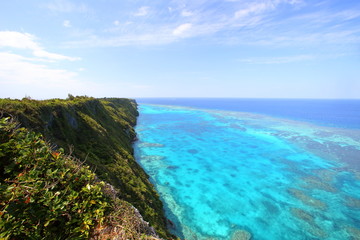 Fototapeta na wymiar 珊瑚礁ラグーン