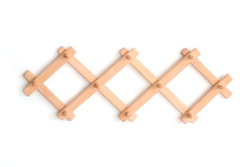 retro scandinavian hanger for interior and room design isolated on white background