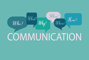Internal Communication Questions, green background