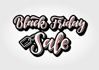 Black friday sale hand drawn lettering