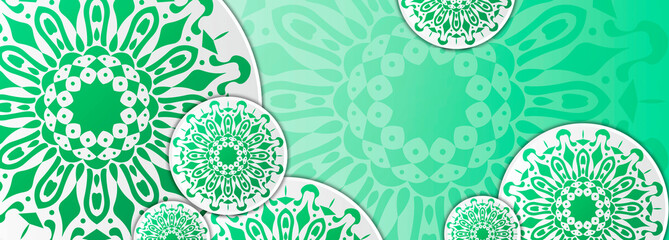 Seamless pattern. Vintage decorative elements