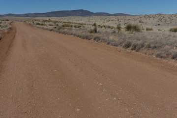 Luna county, New Mexico back roads.