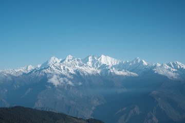 Fototapeta na wymiar langtang himal mountaion nepal