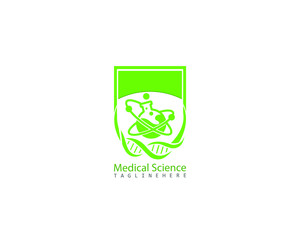 Medical Science Logo Design template Vector