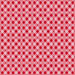 Beautiful red and white plaid background - vector