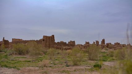 The crumbling, perished desert village Omrani(10), Iran, April 2019