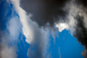 Fototapeta na wymiar clouds in the sky, åre, jämtland norrland, sweden