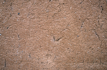 Texture of clay walls.